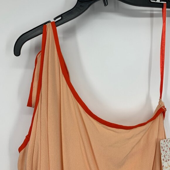 Free People Top Youre The One Shoulder Tie Strap Sleeveless NWT - Picture 6 of 13